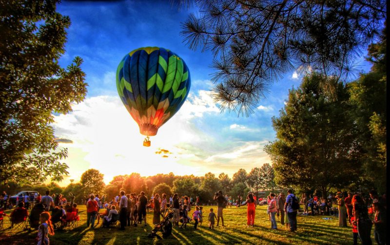 выпускной на воздушном шаре в Москве